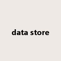 data store是什么意思