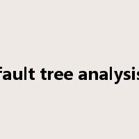fault tree analysis是什么意思