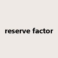 reserve factor是什么意思