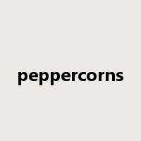 peppercorns是什么意思