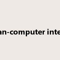 human-computer interface是什么意思