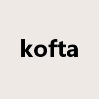 kofta是什么意思