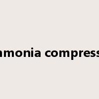 ammonia compressor是什么意思