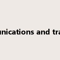 communications and transport是什么意思