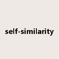 self-similarity是什么意思