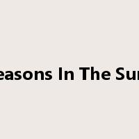 Seasons In The Sun-是什么意思