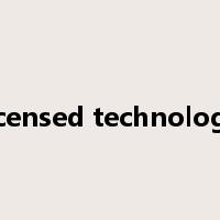 licensed technology是什么意思