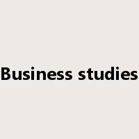 Business studies是什么意思
