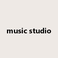 music studio是什么意思