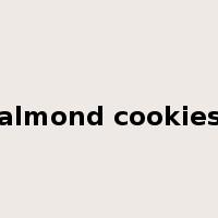 almond cookies是什么意思