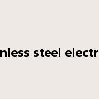 stainless steel electrode是什么意思