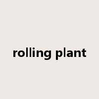 rolling plant是什么意思