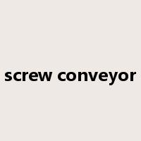 screw conveyor是什么意思