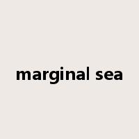 marginal sea是什么意思