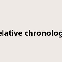 relative chronology是什么意思