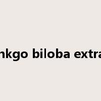 ginkgo biloba extract是什么意思