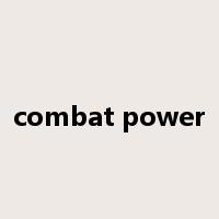 combat power是什么意思