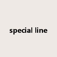 special line是什么意思