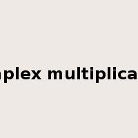 complex multiplication是什么意思