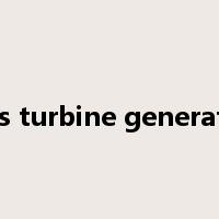 gas turbine generator是什么意思