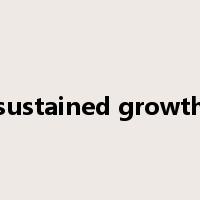 sustained growth是什么意思