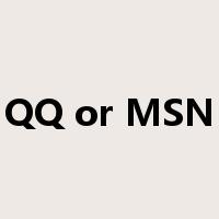 QQ or MSN是什么意思