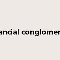 financial conglomerate是什么意思