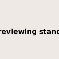 reviewing stand是什么意思
