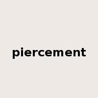 piercement是什么意思