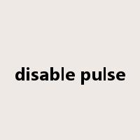 disable pulse是什么意思