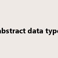 abstract data type是什么意思