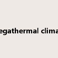 megathermal climate是什么意思