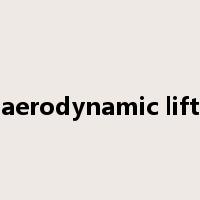 aerodynamic lift是什么意思