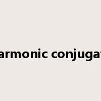 harmonic conjugate是什么意思