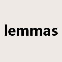lemmas是什么意思
