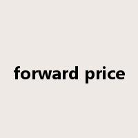 forward price是什么意思