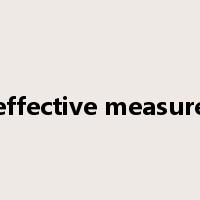 effective measure是什么意思
