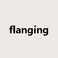 flanging是什么意思