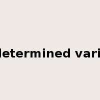 predetermined variable是什么意思