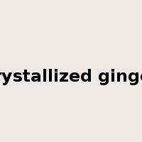 crystallized ginger是什么意思