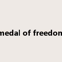 medal of freedom是什么意思