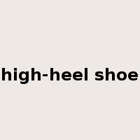 high-heel shoe是什么意思