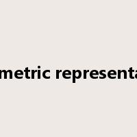 parametric representation是什么意思