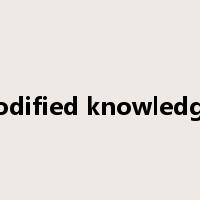 codified knowledge是什么意思