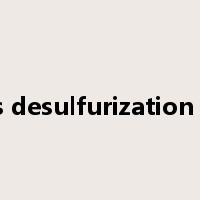 flue gas desulfurization process是什么意思