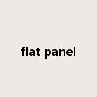 flat panel是什么意思