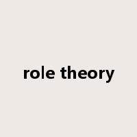 role theory是什么意思