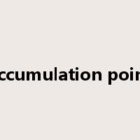 accumulation point是什么意思