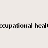 occupational health是什么意思