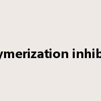 polymerization inhibitor是什么意思